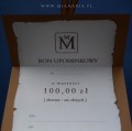 Bon Upominkowy do sklepu Mia Maria (150 zł)