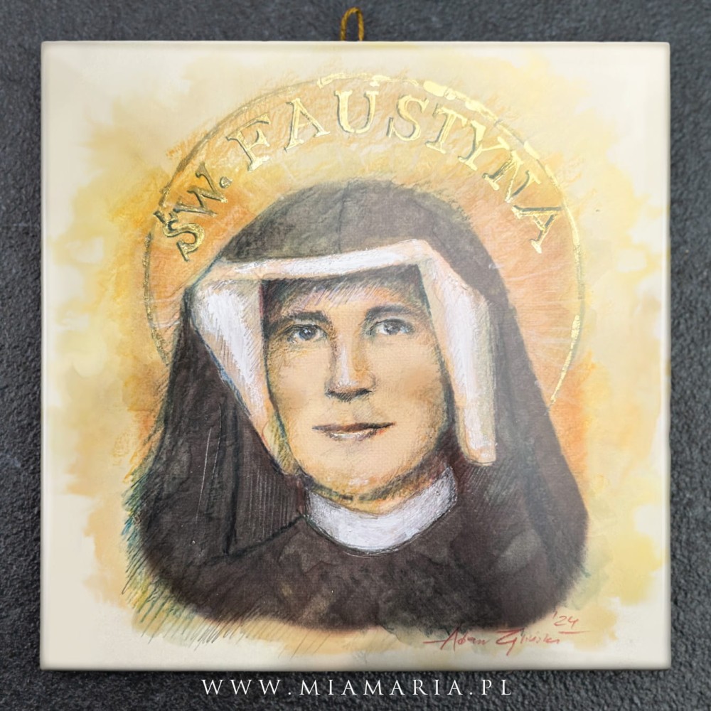 Ikona (Mia Maria) św. Faustyna Kowalska