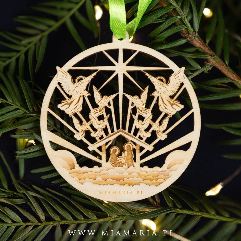 Bombka Drewniana (Mia Maria) XII