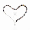 Naszyjnik (bransoletka) Szkaplerz z kamieniami agatu