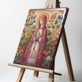 Matka Boża Jagodna (Mia Maria) ikona ceramiczna (20x25 cm)