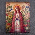 Matka Boża Jagodna (Mia Maria) ikona ceramiczna (20x25 cm)