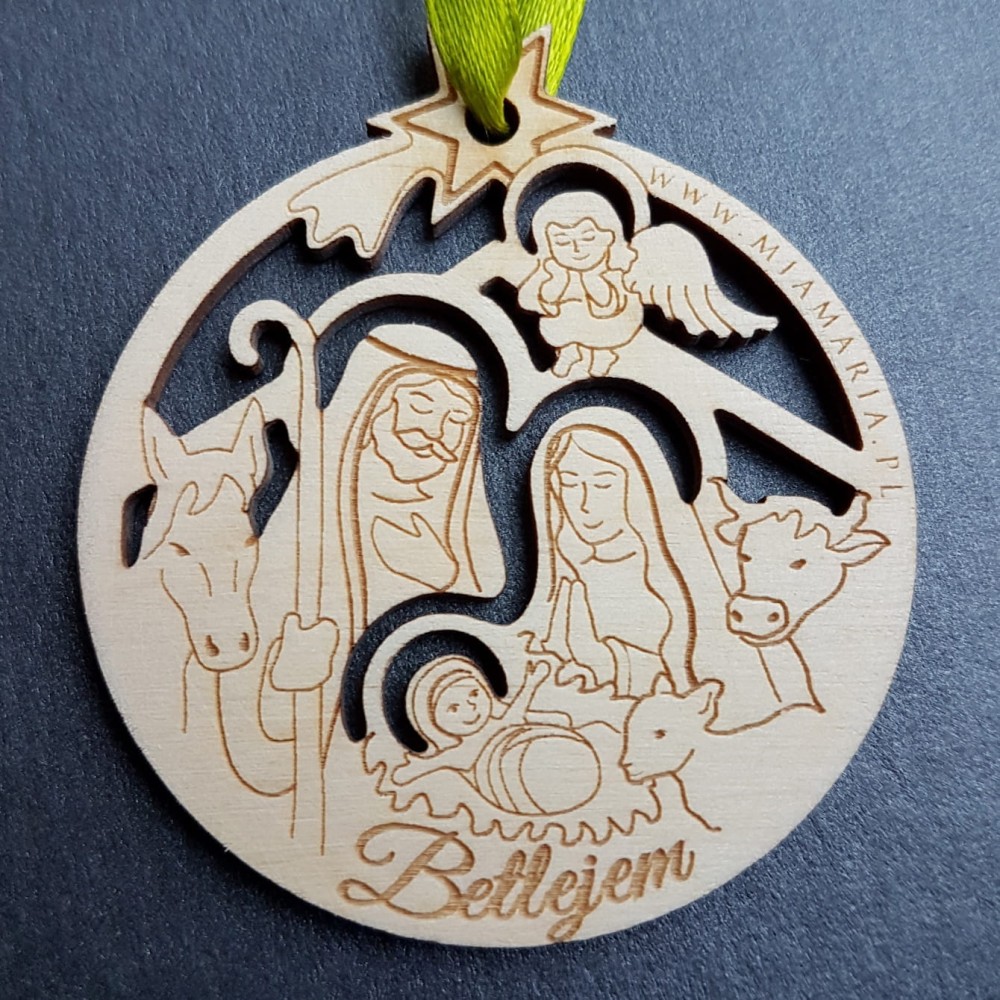 Bombka Drewniana V (Betlejem)