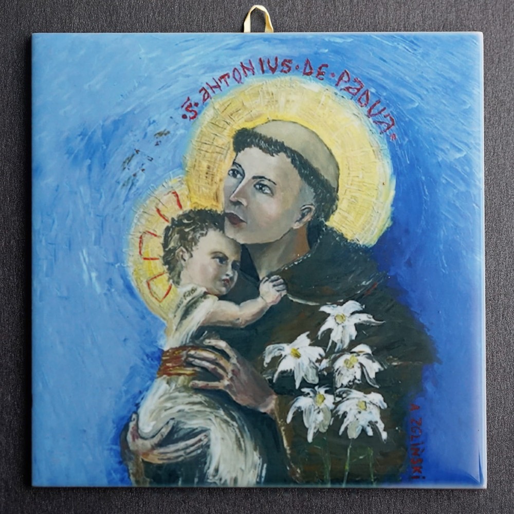 Św. Antoni (Mia Maria) ikona ceramiczna