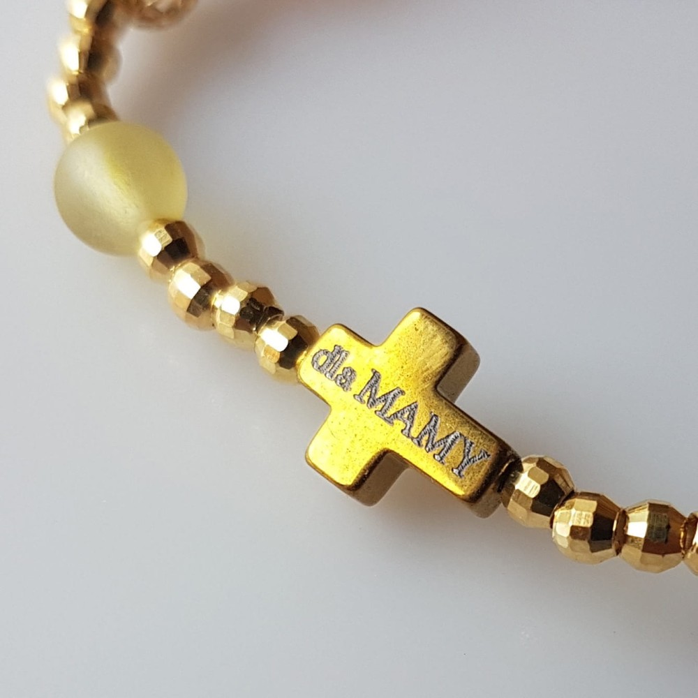 Grawer na krzyżyku hematytowym (10x8 mm)