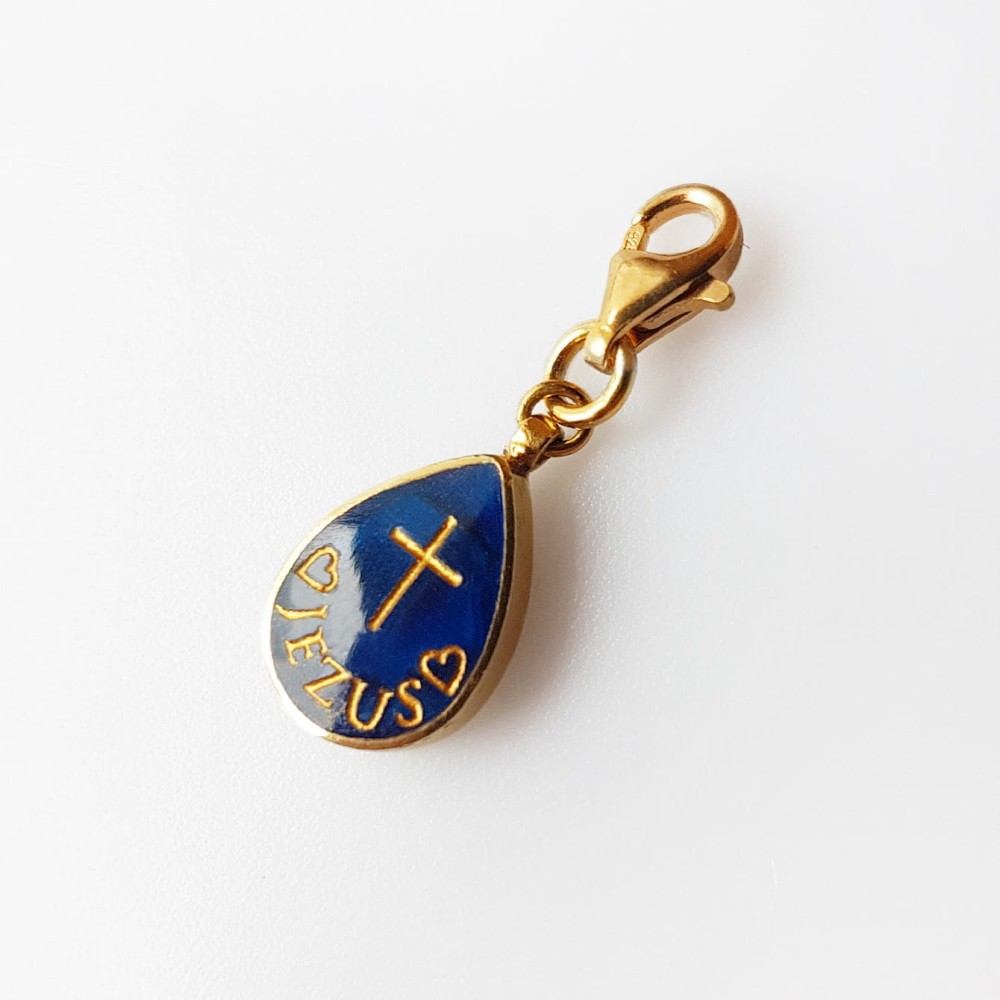 Zawieszka w kształcie Kropli „JEZUS”
