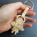 Breloczek imienny (Mia Maria) z Aniołem Stróżem