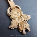 Breloczek imienny (Mia Maria) z Aniołem Stróżem