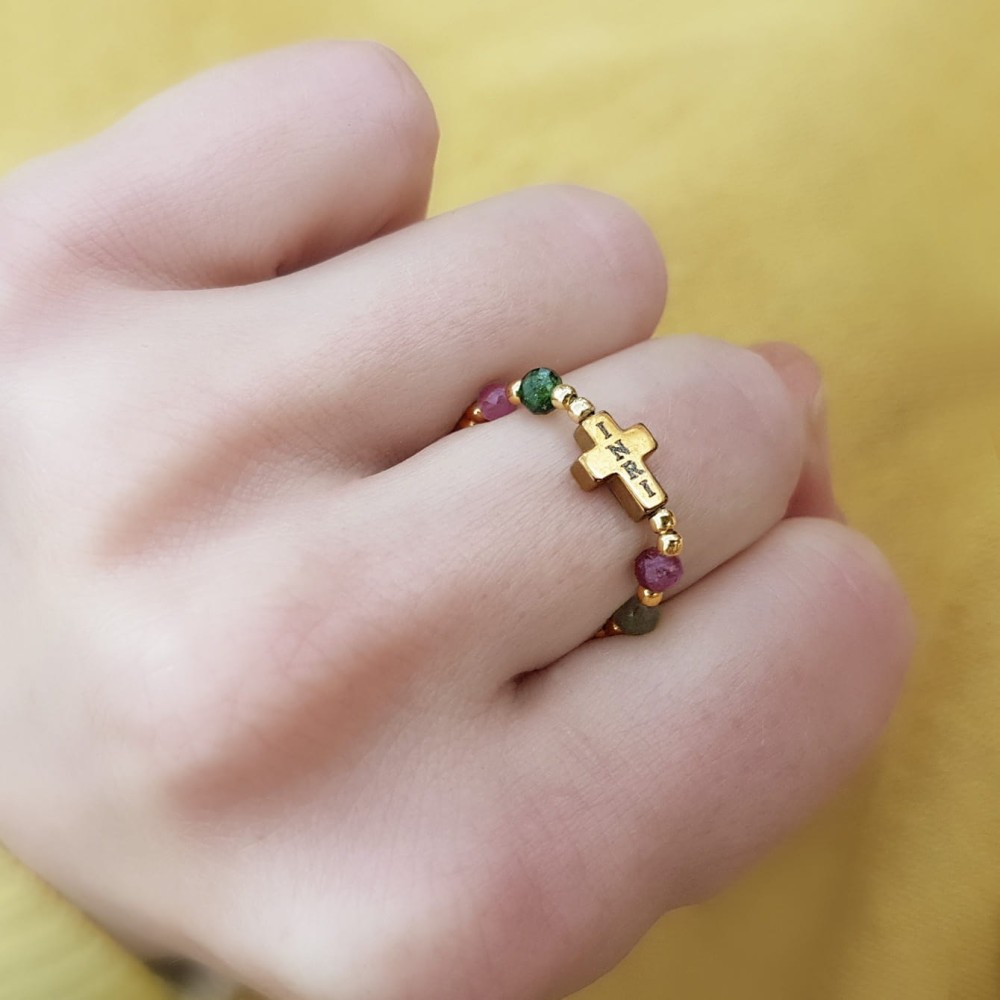 Różaniec (w formie obrączki) Mia Maria XXIX