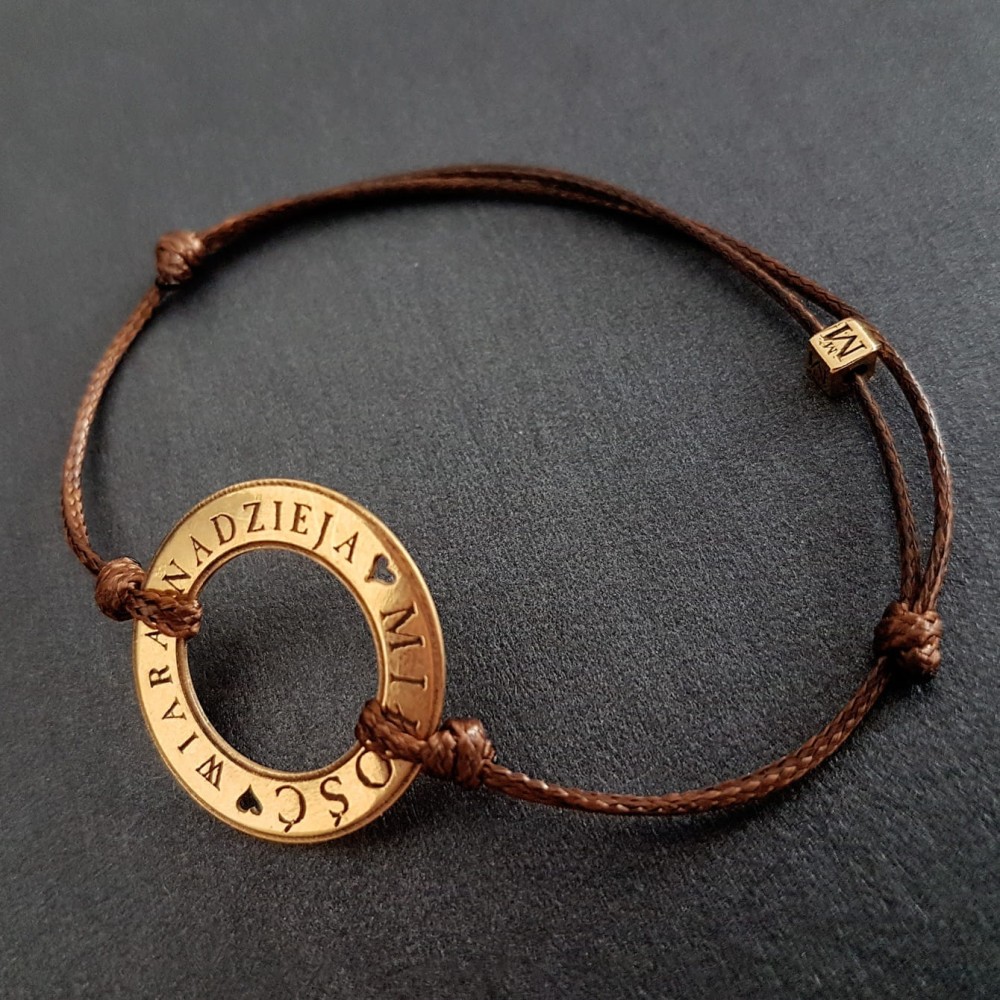 Bransoletka 'Wiara, Nadzieja, Miłość' II