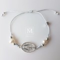 Bransoletka Mia Maria (ze srebrnym Cudownym Medalikiem)