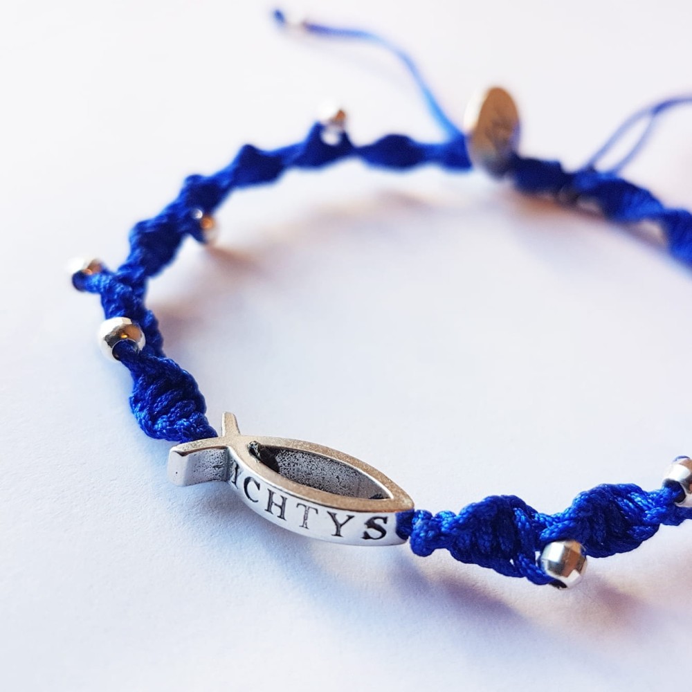 Bransoletka Ryba ICHTYS (Kordoni) IX