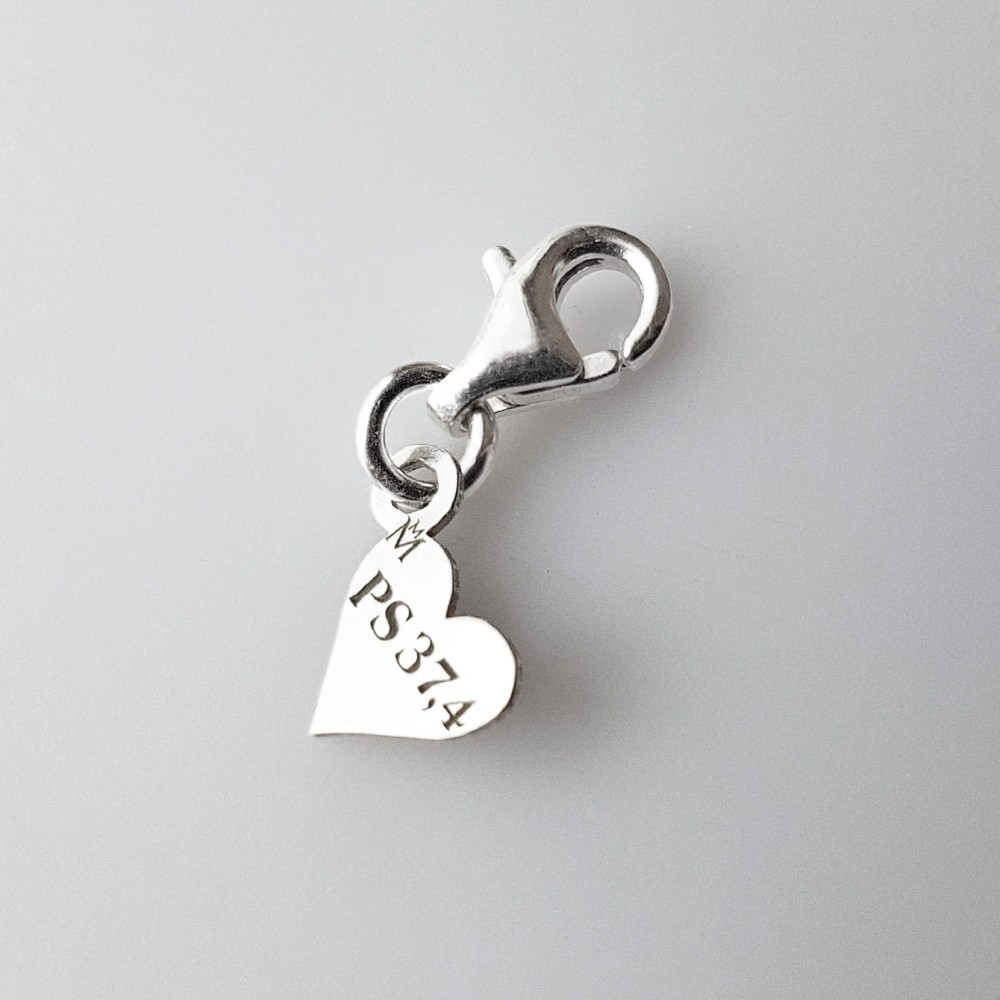 Zawieszka z serduszkiem Ps 37,4