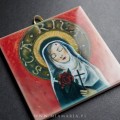 Św. Rita (Mia Maria) ikona ceramiczna