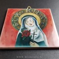 Św. Rita (Mia Maria) ikona ceramiczna