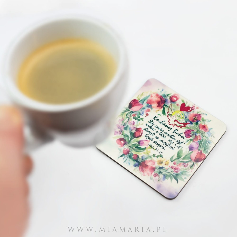 Podkładka pod kubek (MiaMaria) dla Babci II