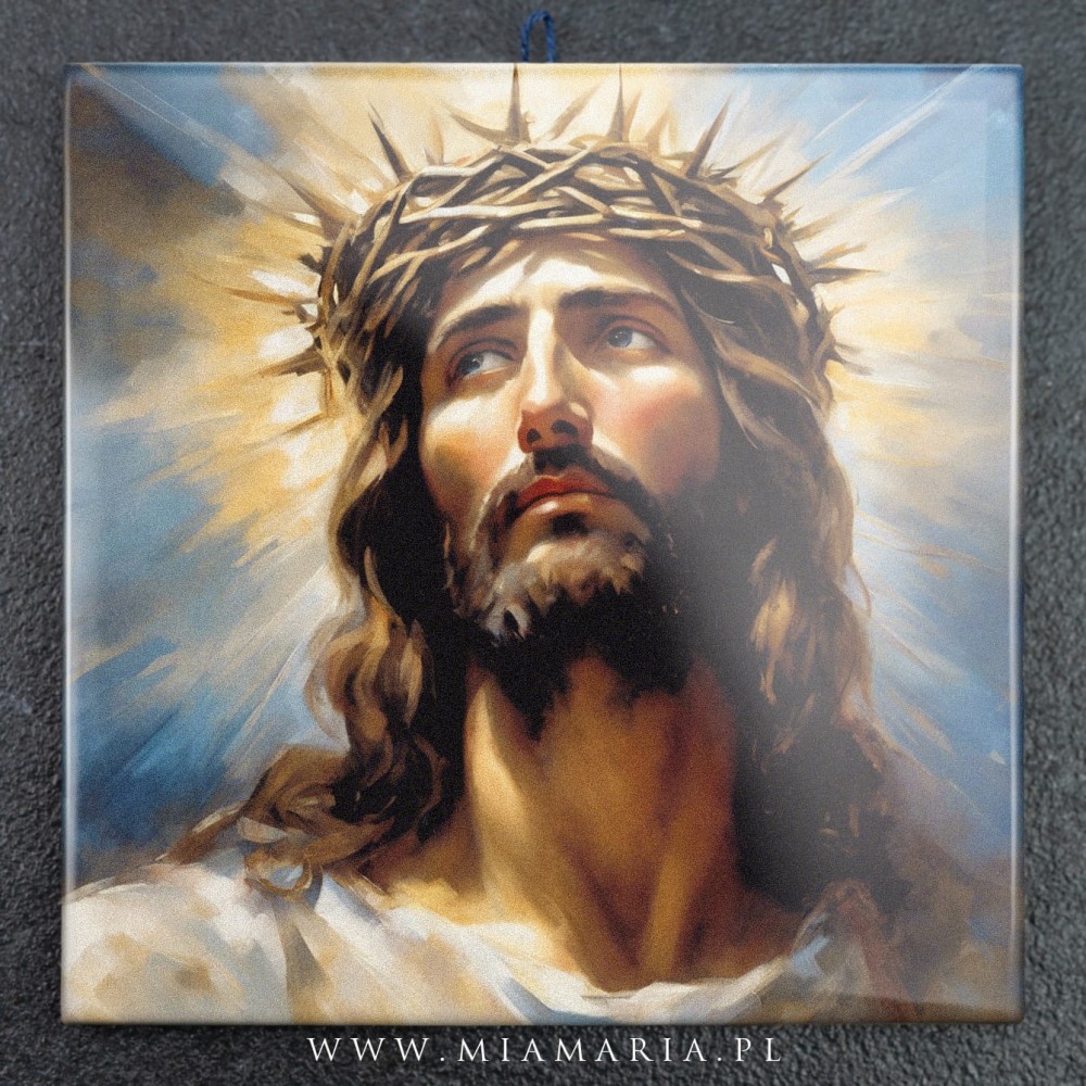 Wniebo­wstąpienie Jezusa (Mia Maria) ikona ceramiczna­