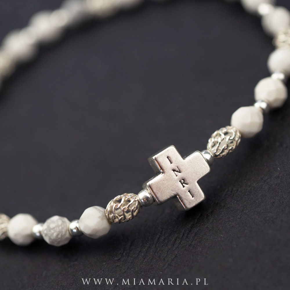 Bransoletka (MiaMaria) Achatis - Koronka Pokoju